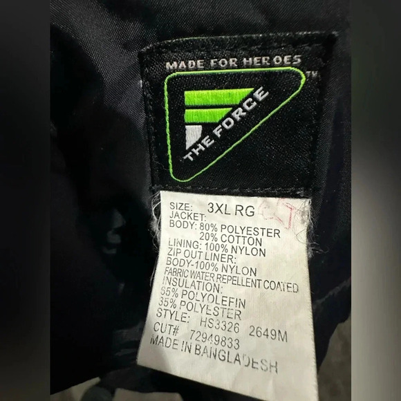 Horace Small Security Navy Jacket 3XL - Picture 6 of 6